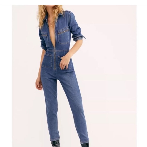 Free People Lennox Jumpsuit - Picture 1 of 8